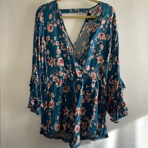 Jessica Simpson floral romper